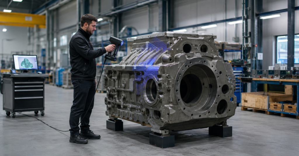 3d scanning inustrial part